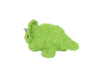Tuffy Mighty Microfibre Ball Triceratops Plush Dog Squeaker Toy Green Medium