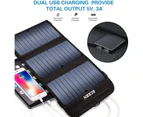 Solar Charger Power Supply Waterproof Portable Travel Camping