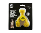Tasty Bone Nylon Trio Bone Chicken Dental Care Dog Chew Toy
