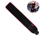 Waist Trimmer Belt, Sweat Wrap, Low Back and Lumbar Support with Sauna - Red