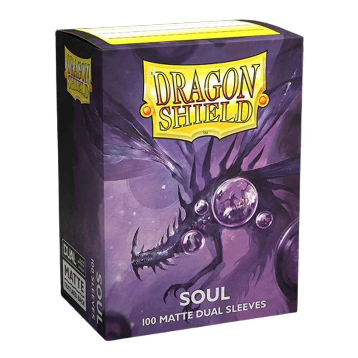 Dragon Shield 100ct Standard Size Dual Matte Metallic Purple (Soul) Sleeves