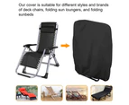 Folding Chair Cover Waterproof Dustproof Lawn Patio Furniture Covers
