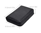 Mini Leather 22 Cards Wallet Business Case Purse Credit Card Holder