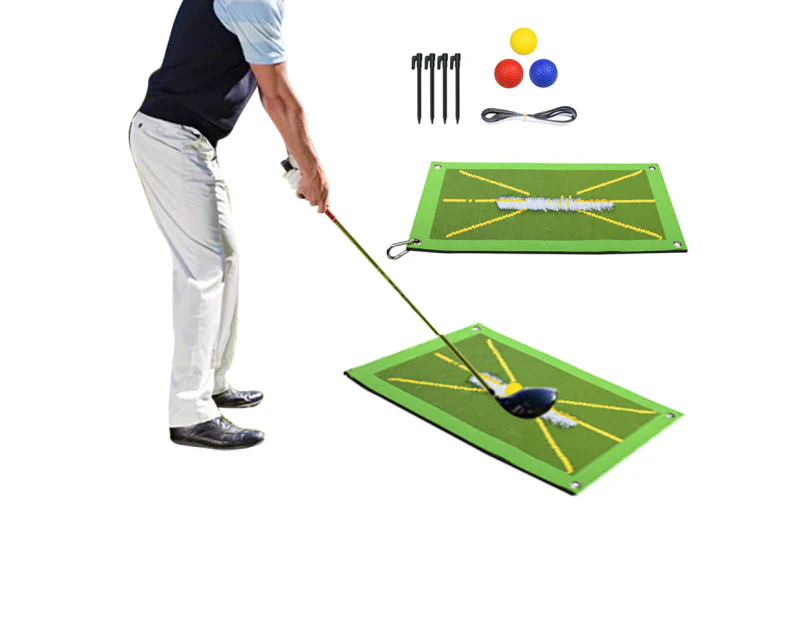 Golf Training Hitting Mat Swing Detection Batting Mat Golf Training Aid
