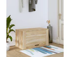 vidaXL Wall-mounted Shoe Cabinet Sonoma Oak 70x35x38 cm Engineered Wood