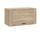 vidaXL Wall-mounted Shoe Cabinet Sonoma Oak 70x35x38 cm Engineered Wood