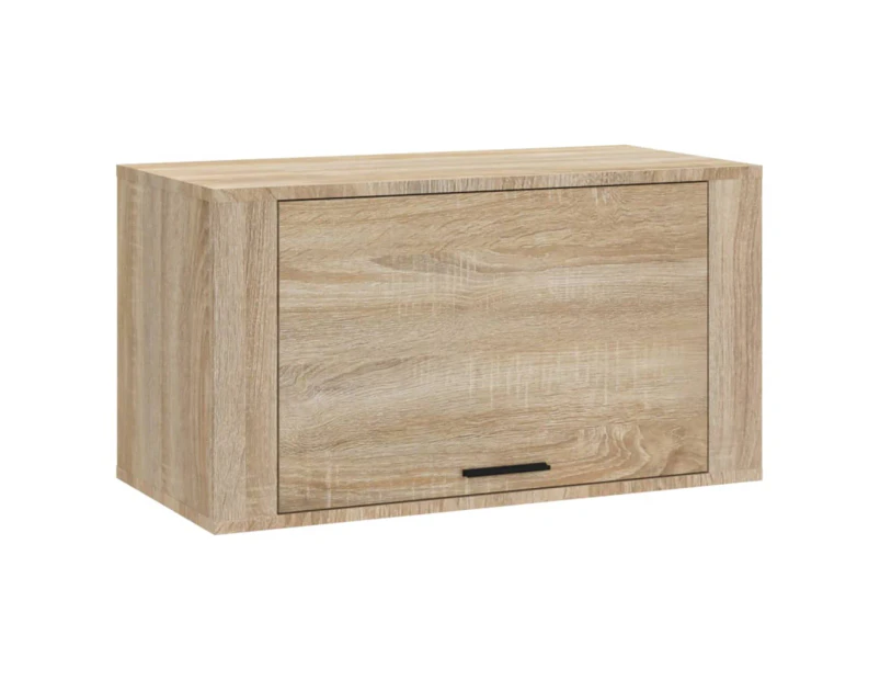 vidaXL Wall-mounted Shoe Cabinet Sonoma Oak 70x35x38 cm Engineered Wood