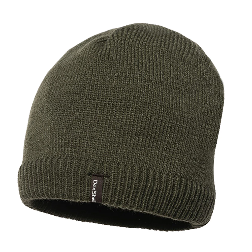 Dexshell Seamless Waterproof All Purpose Beanie/Skull Cap Solo Olive - Green