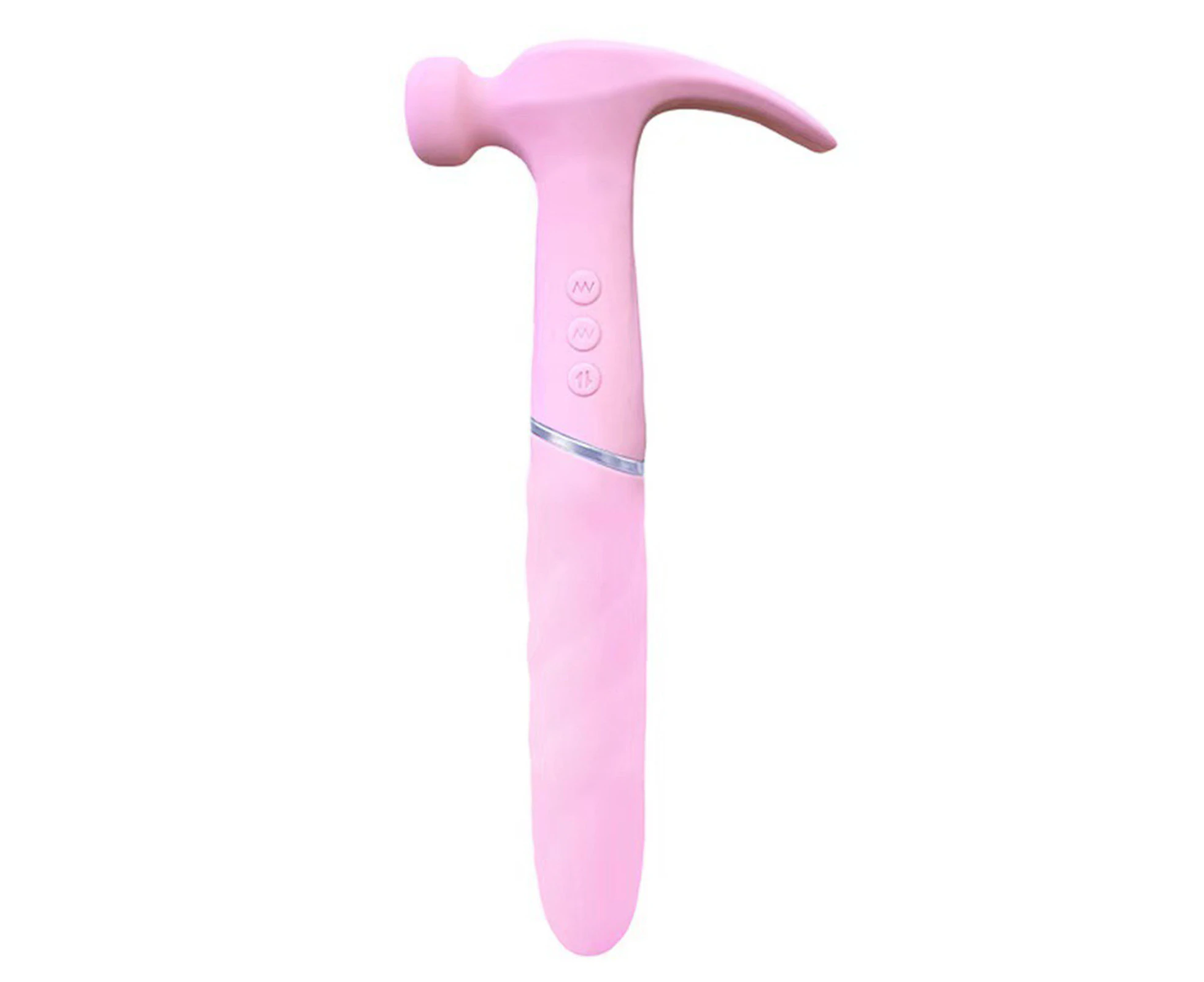 Vibrator Electric Quickly Shaking Long Battery Life Hammer Vibrator Female Adult Sex Toy for Women -Pink