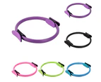 Yoga Pilates Circle Gymnastic Aerobic Exercise Fitness Stretch Resistance Ring Pink