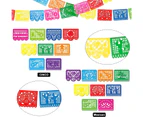 4 Packs Mexican Party Banners Large Plastic Papel Banner Fiesta Plastic Banners, 4 Different Designs, 60 Feet Long Totally$4 Pack Mexican Party Banners Fie