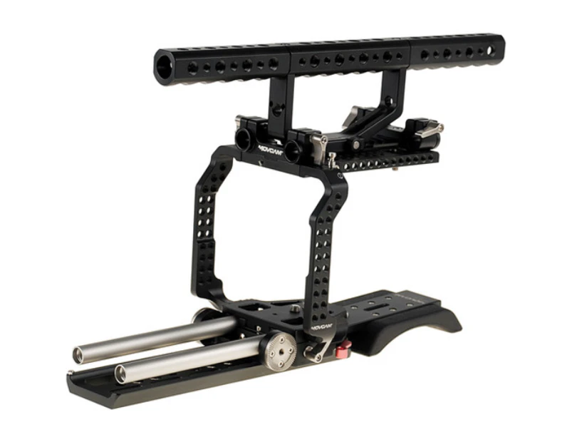 Movcam Universal Cage Kit Handle Bracket Base Plate for Sony F5/F55 Camera