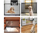 Stair gates, dog gates, dog door gates, dog safety gates, dog barriers, foldable partition install anywhere