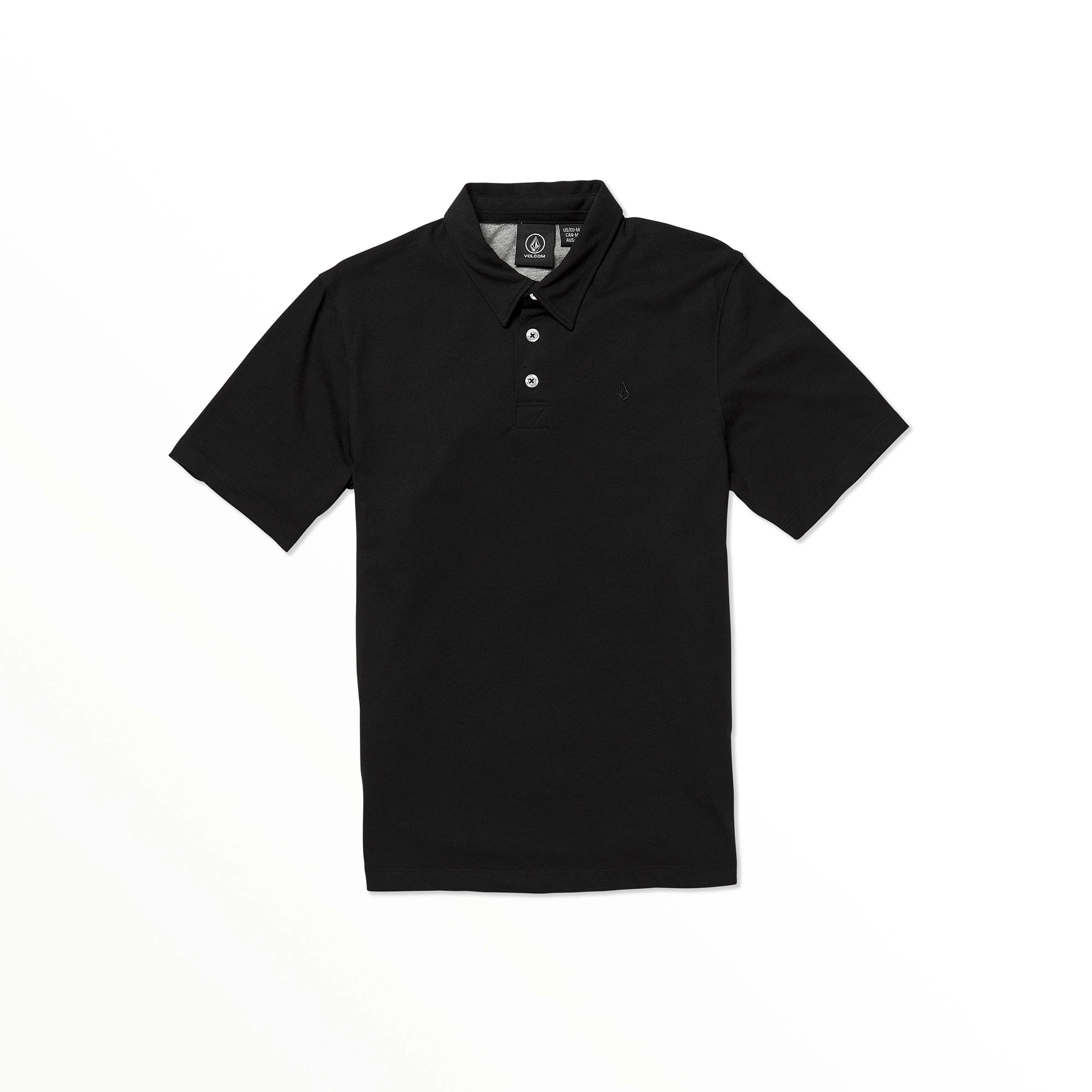 Volcom Big Boy's Wowzer Polo Short Sleeve Shirt - Navy