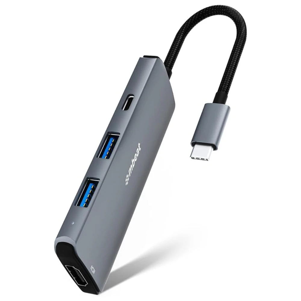 mBeat 7 Port USB Hub USB-C 8K Video 10Gbps Data