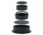 Filled hamburger burger press for perfect patties Patty maker ideal for filled burgers, mini burgers