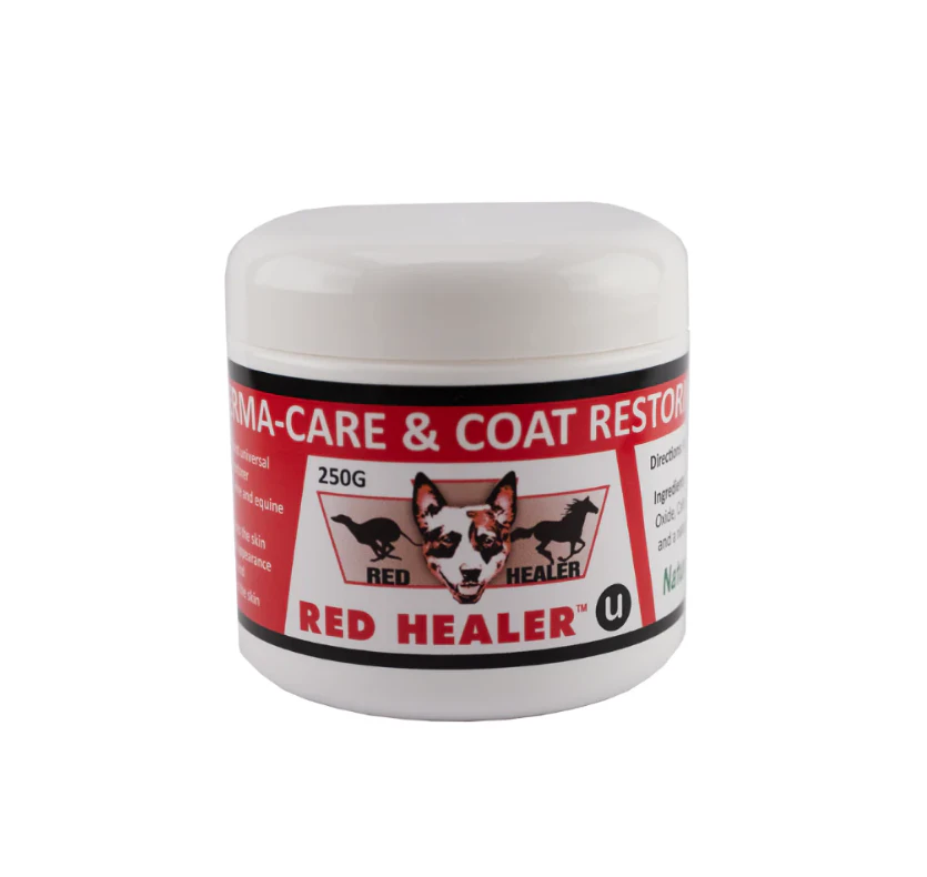 Red Healer For Wounds on Canine and Equine Universal Derma-Care and Coat Restoring Ointment 250g