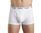 2x Bonds Guyfront Trunks Mens White Briefs Boxer Undies Underwear MZVJ Bulk