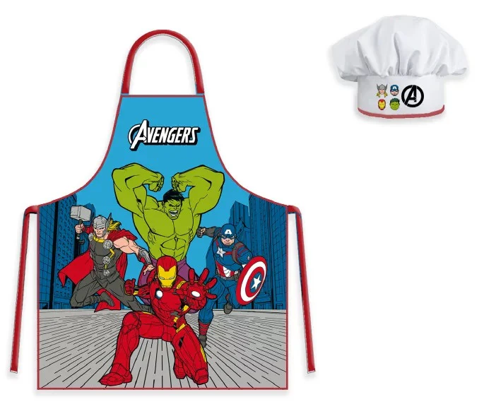 Marvel Avengers Kids Apron and Chef Hat