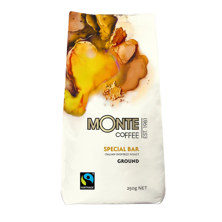 Monte Fairtrade Special Bar Blend ground coffee 250g