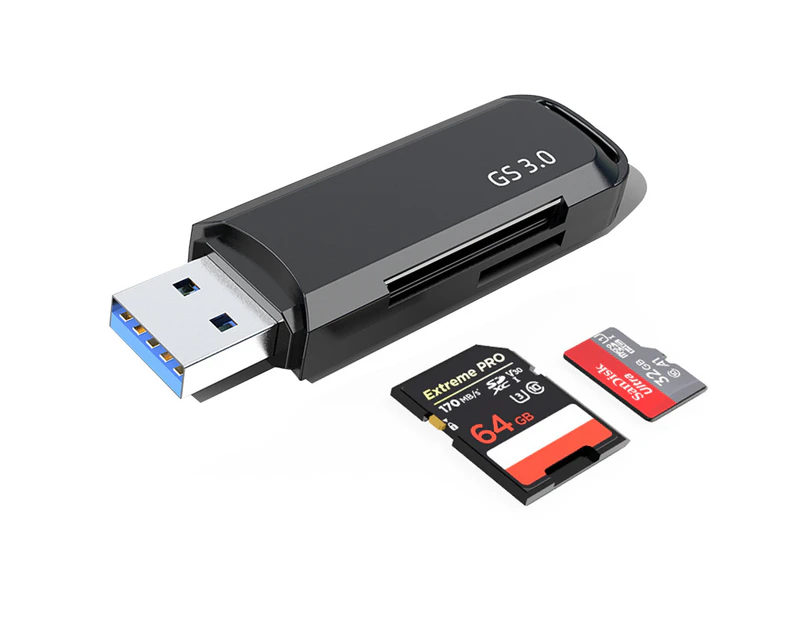 C307 USB 3.0 Portable Card Reader for SD, SDHC, SDXC, MicroSD