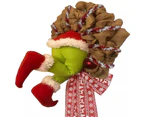 Grinch Wreath,Christmas Garland,Like the Grinch Christmas Burlap Wreath