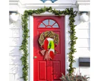 Grinch Wreath,Christmas Garland,Like the Grinch Christmas Burlap Wreath