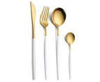 Gold Silverware Set Matte Flatware Set 304 Stainless Steel