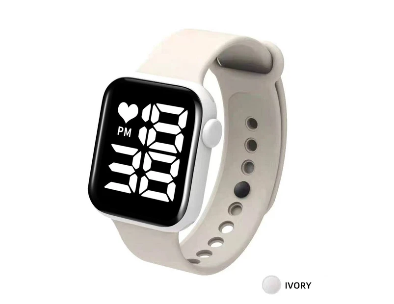 Sport Digital Watch Women Men Square Led Watch Silicone Electronic Watch Women's Watches Clock Fitness Wristwatch Kids Hours