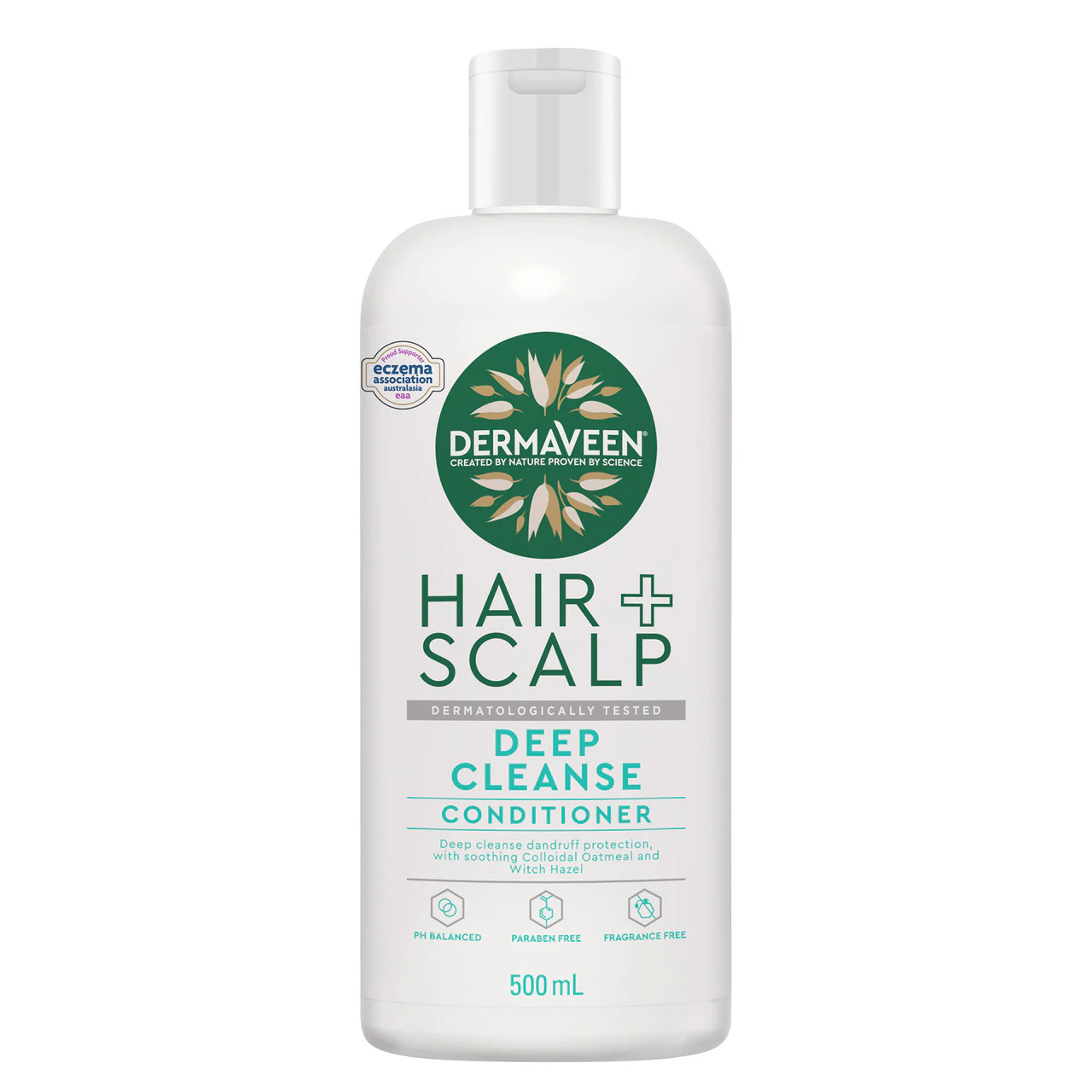 DermaVeen Hair + Scalp Deep Cleanse Conditioner 500ml