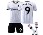 Anthony Martial #9 Jersey Premier League Manchester United 202223 Men's Soccer T-shirts Jersey Set Kids Youths
