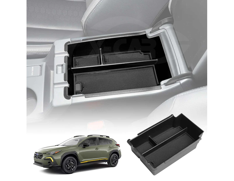 Centre Console Armrest Organizer Tray for Subaru Crosstrek 2023-2024 Storage Box Accessories