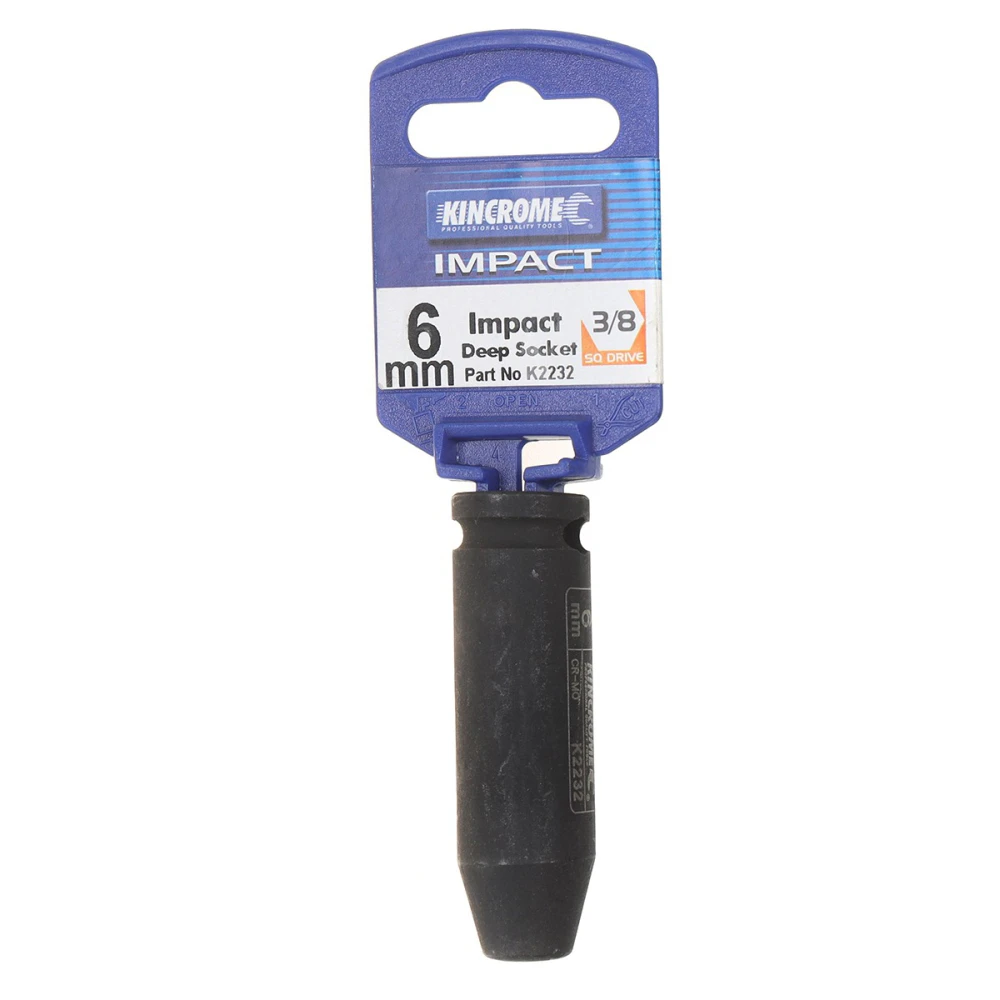 KINCROME 3/8" Drive Impact Deep Socket | 6mm