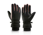 Winter Gloves Thermal Waterproof Gloves Women Windproof Touch Screen Gloves Anti Slip Warm Gloves For Driving Skiing Running Cycling Hiking