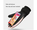 Winter Gloves Thermal Waterproof Gloves Women Windproof Touch Screen Gloves Anti Slip Warm Gloves For Driving Skiing Running Cycling Hiking