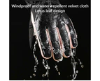 Winter Gloves Thermal Waterproof Gloves Women Windproof Touch Screen Gloves Anti Slip Warm Gloves For Driving Skiing Running Cycling Hiking