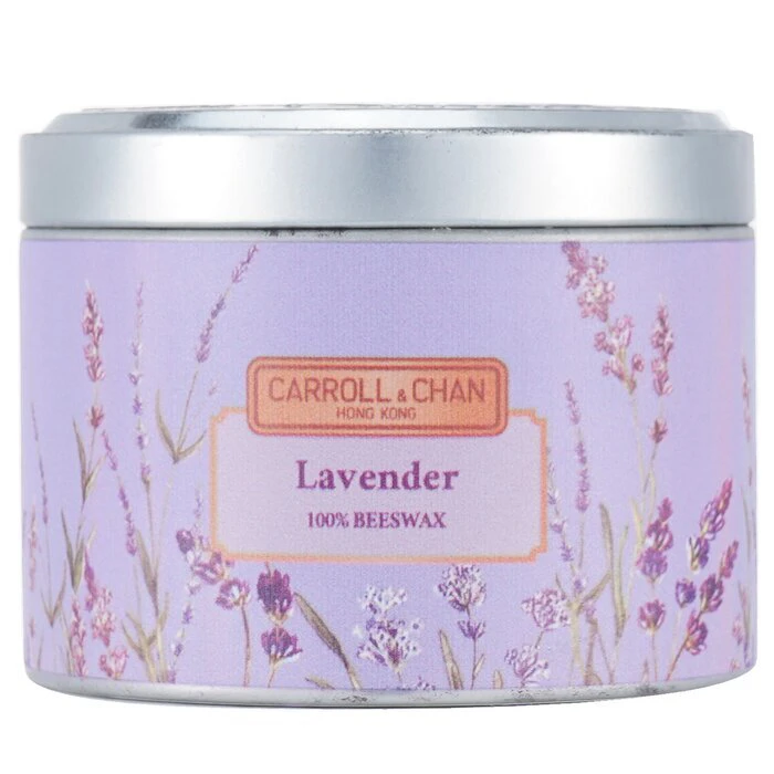 Carroll & Chan 100% Beeswax Tin Candle Lavender (8x6) Cm