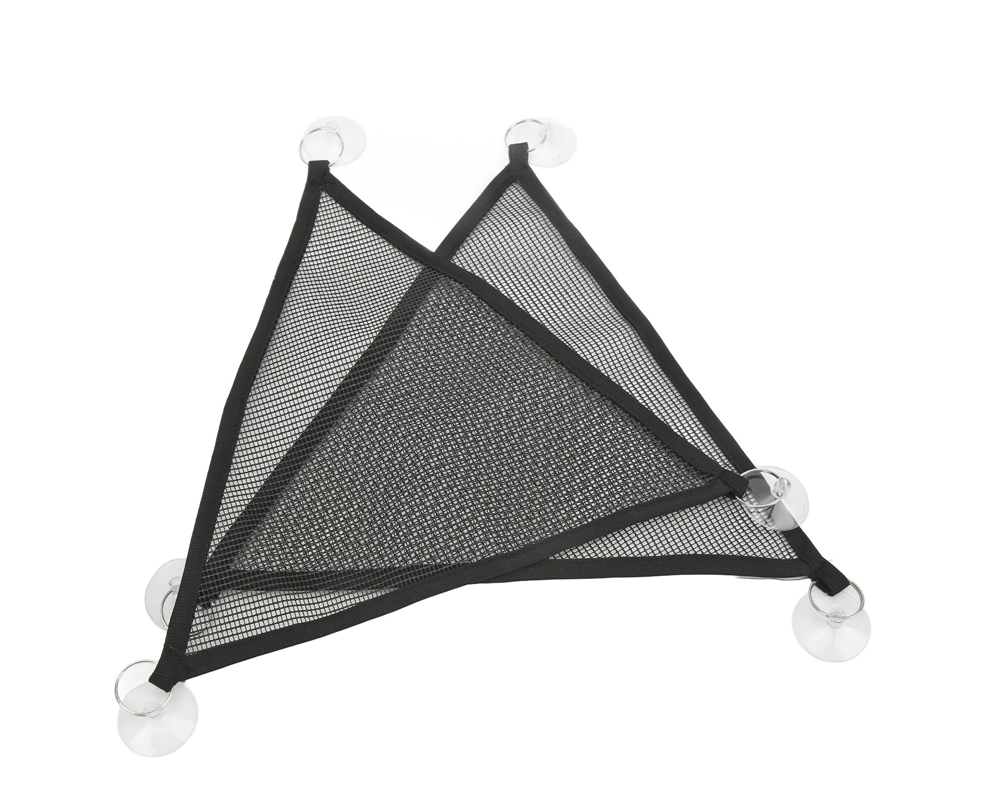 2Pcs Triangular Bearded Dragon Hammock Soft Replaceable Lizards Hammock With Suction Cup For Reptiles Hamsterss