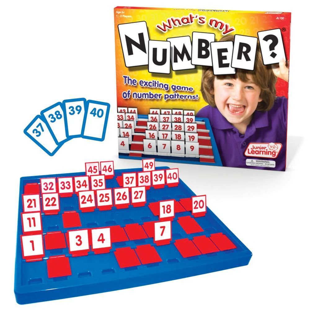 Junior Learning What's My Number Board Game