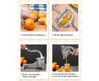 Stainless Steel Manual Fruit Juicer Heavy Duty Alloy Lemon Press Squeezer Premium Quality Lemon Orange Juicer