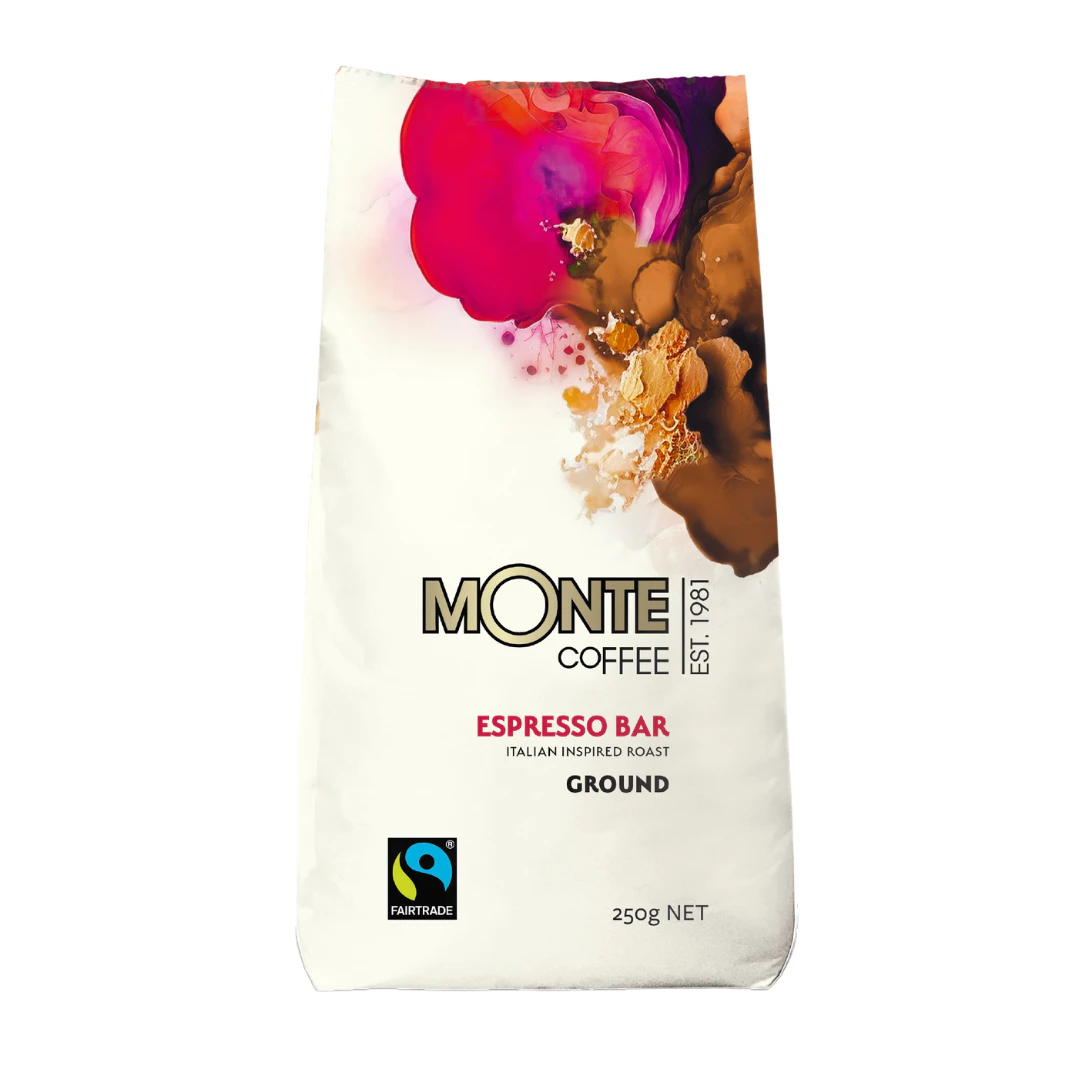 Monte Fairtrade Espresso ground coffee 250g