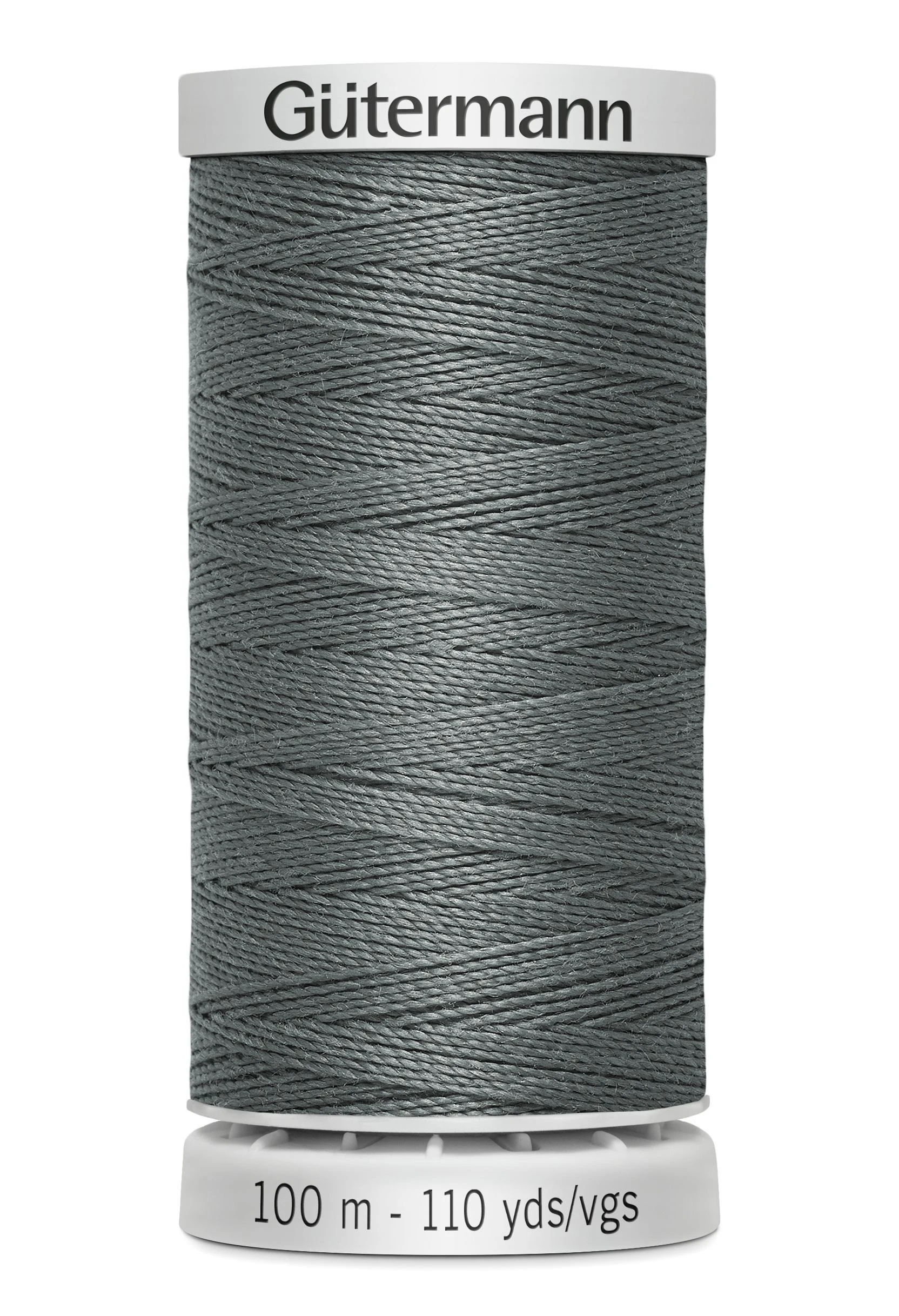 Gutermann Extra Strong Polyester Thread, #701 DARK PEWTER GREY, 100m Spool