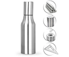 Stainless Steel Oil Dispenser Leakproof Oil Pot Bottle Oil & Vinegar Pourer Olive Oil Jug Bottle Drizzler Olive Oil Cruet(750ml)