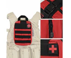 Tactical Away EMT IFAK Medical Pouch First Aid Kit Utility Bag - Black