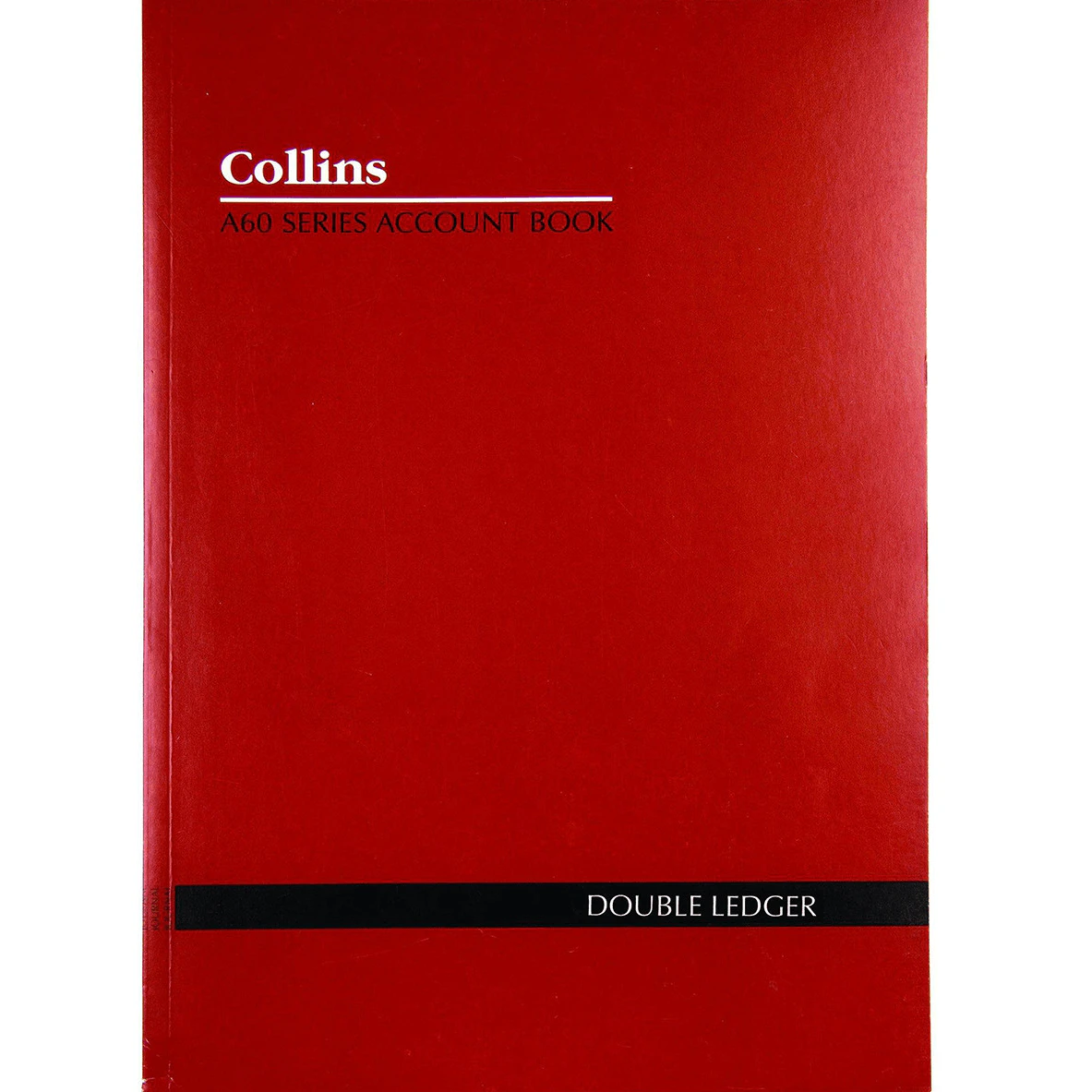 Collins A60 Series Account Book Double Ledger 60 Leaf A4 Red