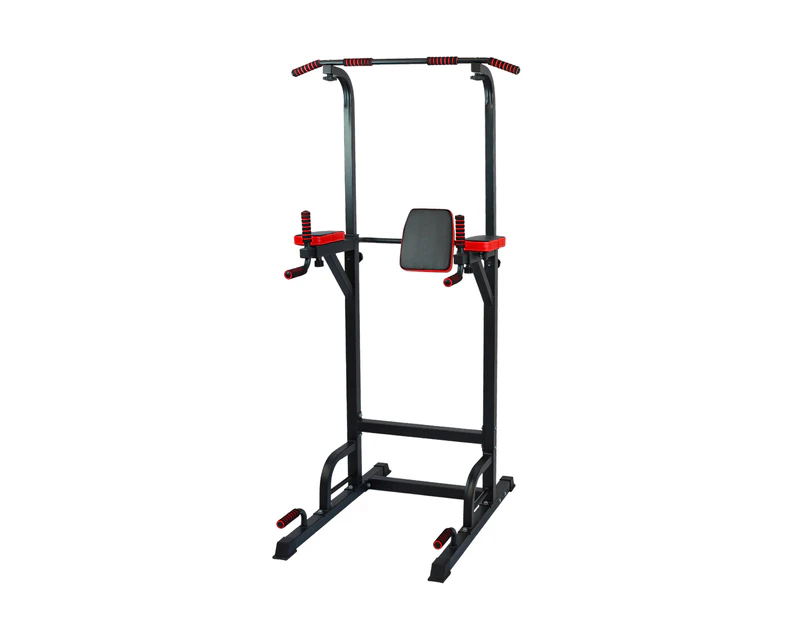 FitnessLab Power Tower Chin-Pull Up Dip Station Bench Press Multistation Weight Bench Fitness Gym