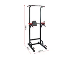 FitnessLab Power Tower Chin-Pull Up Dip Station Bench Press Multistation Weight Bench Fitness Gym