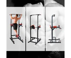 FitnessLab Power Tower Chin-Pull Up Dip Station Bench Press Multistation Weight Bench Fitness Gym