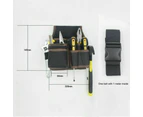 Electrician Tool Waist Bag Belt Pocket Maintenance Pouch Storage Canvas Holder