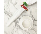 6Pcs/Set Cute Car Shape Napkin Ring Exquisite Visual Effect Alloy Napkin Holder for Kitchen